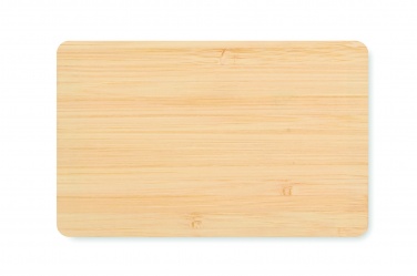 Logo trade advertising products picture of: RFID card in bamboo material