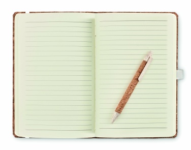 Logotrade promotional gift image of: A5 cork notebook with pen