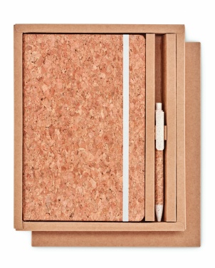Logotrade corporate gifts photo of: A5 cork notebook with pen