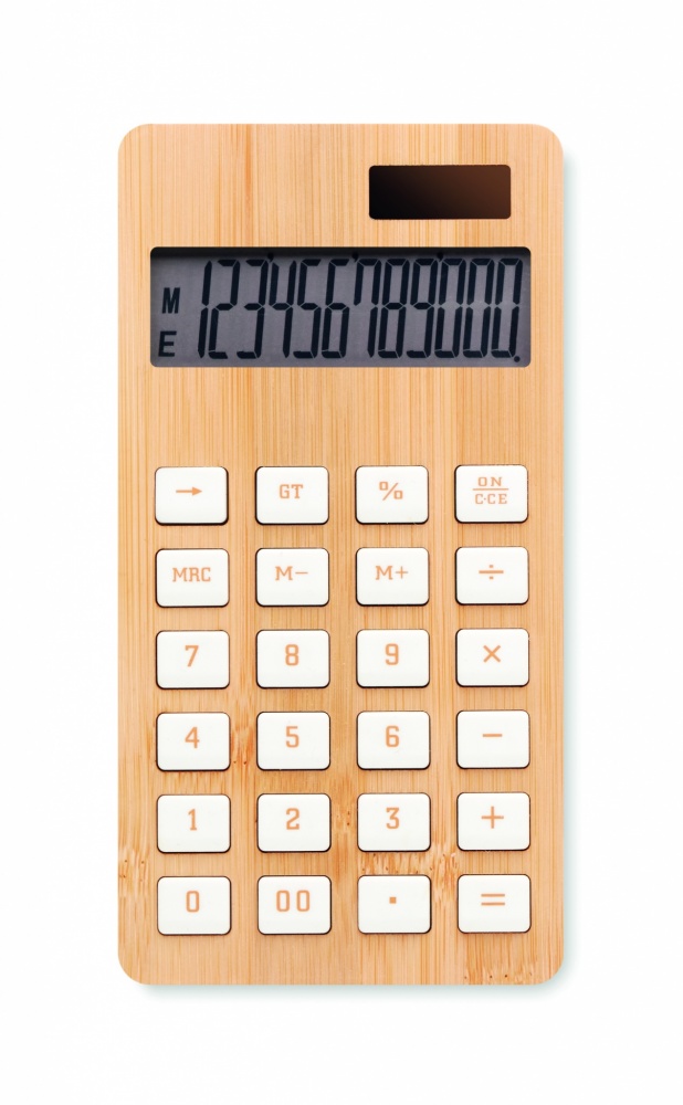 Logotrade corporate gifts photo of: 12 digit bamboo calculator