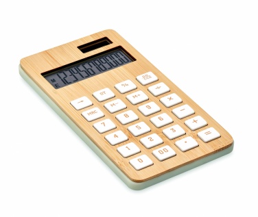 Logotrade promotional product picture of: 12 digit bamboo calculator