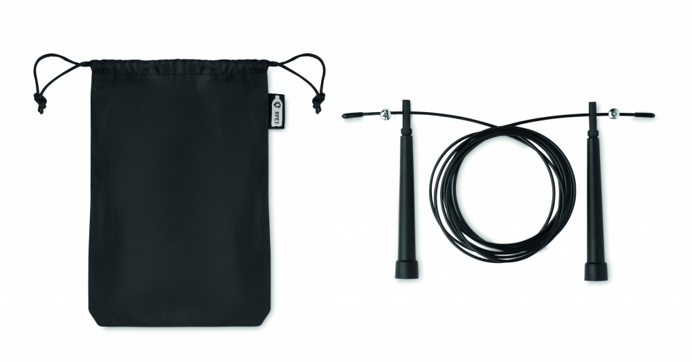 Logotrade promotional items photo of: Speed jumping rope RPET pouch