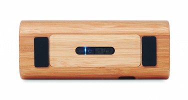 Logotrade business gift image of: Wireless bamboo speaker 2x5W