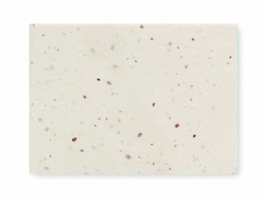 Logo trade advertising product photo of: Grass/seed paper memo pad