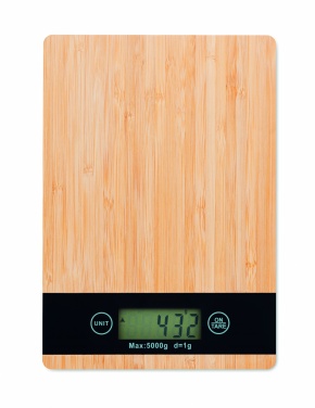 Logotrade corporate gifts photo of: Bamboo digital kitchen scales