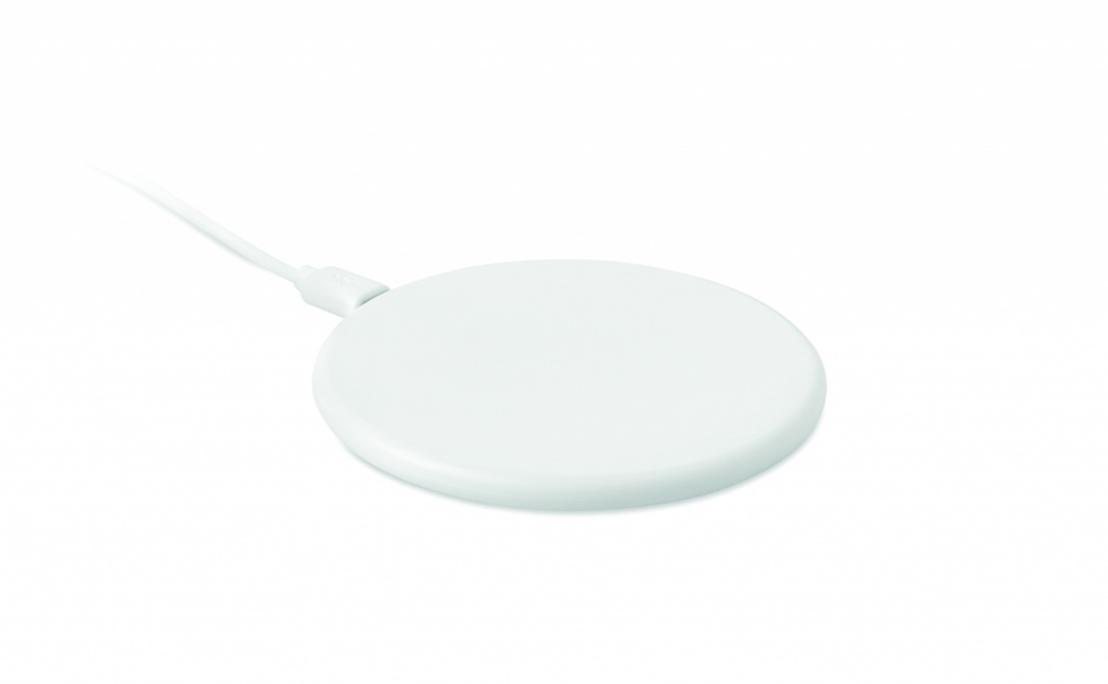 Logo trade business gift photo of: ABS wireless charger 10W