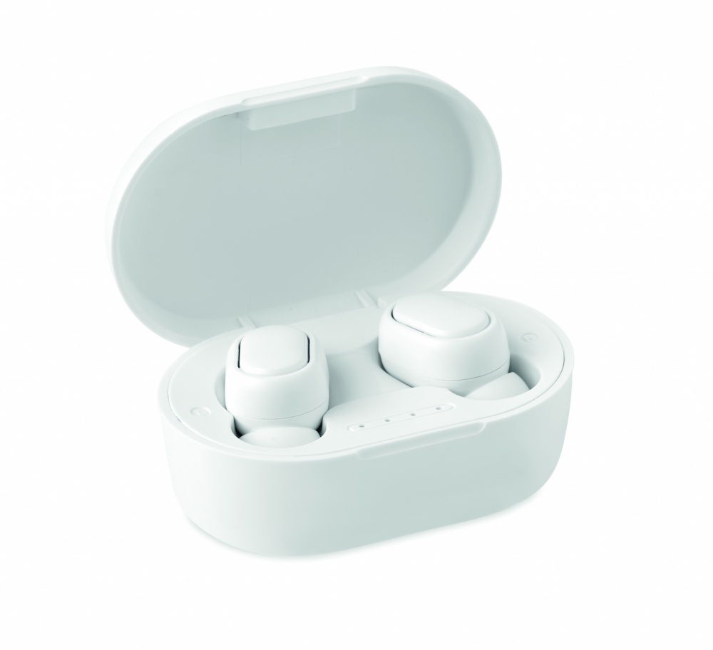 Logo trade promotional product photo of: Recycled ABS TWS earbuds