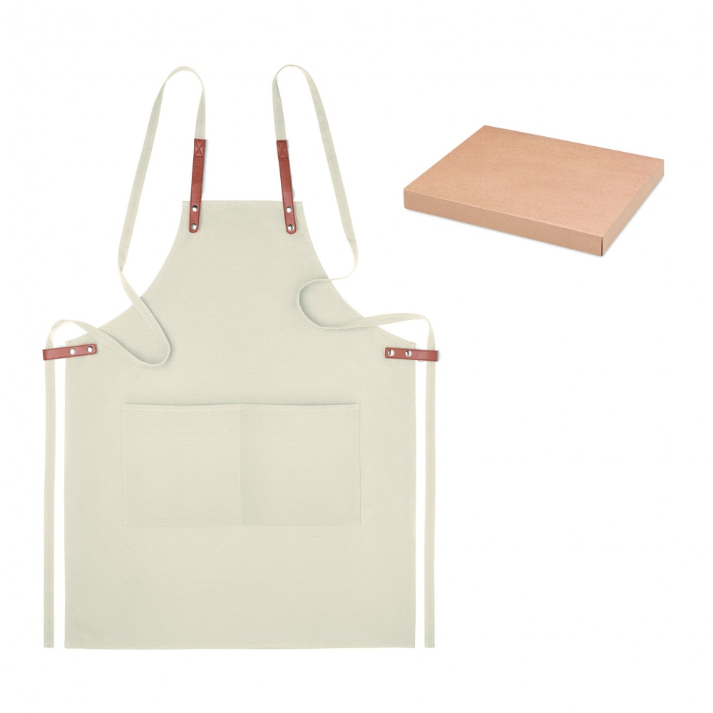 Logo trade promotional products picture of: Organic cotton apron 340 gr/m²