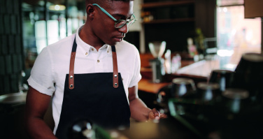 Logo trade promotional merchandise image of: Organic cotton apron 340 gr/m²