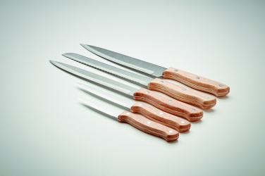 Logotrade promotional merchandise image of: 5 piece knife set in base