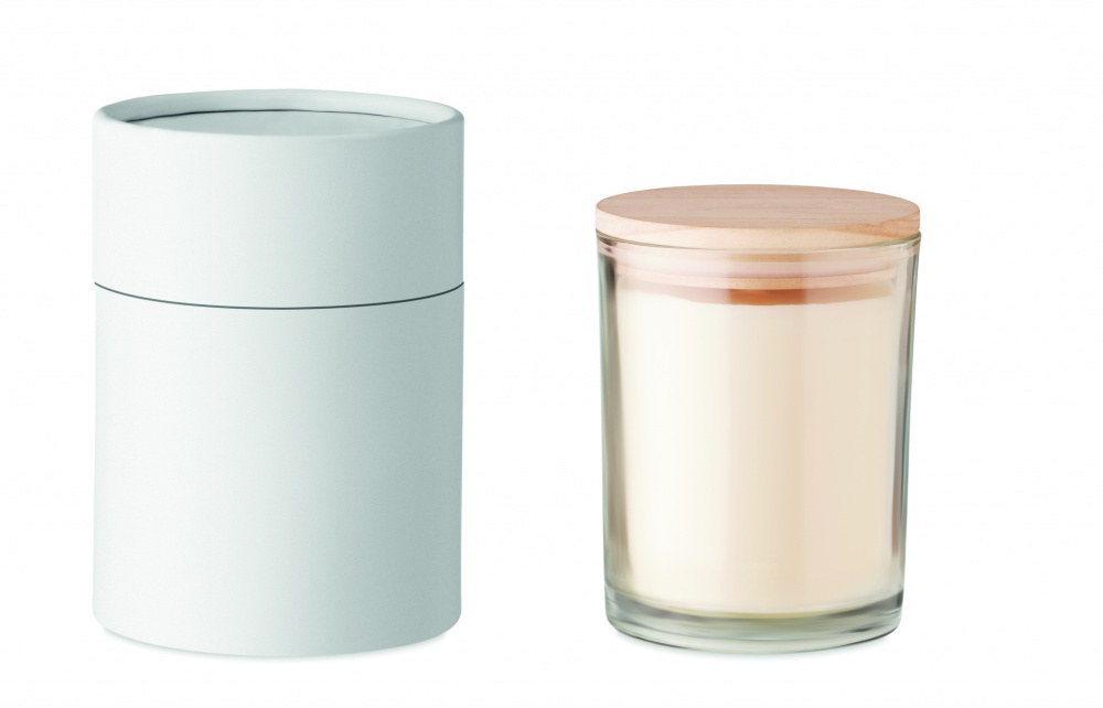 Logo trade promotional product photo of: Vanilla fragranced candle