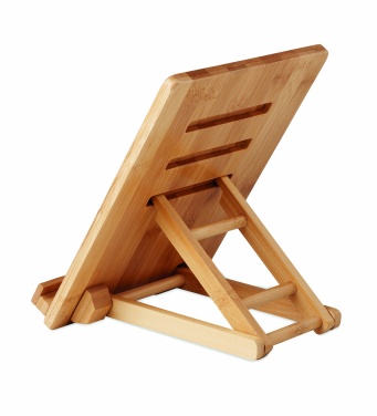Logo trade corporate gift photo of: Bamboo tablet stand TUANUI