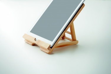 Logo trade promotional items picture of: Bamboo tablet stand TUANUI