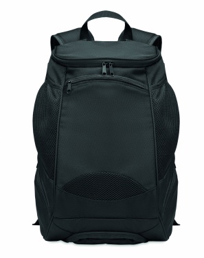Logo trade promotional giveaways image of: 600D RPET sports rucksack