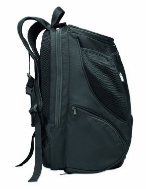 Logo trade business gifts image of: 600D RPET sports rucksack