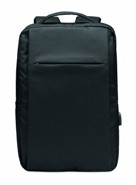 Logo trade promotional items picture of: Laptop backpack in 300D RPET