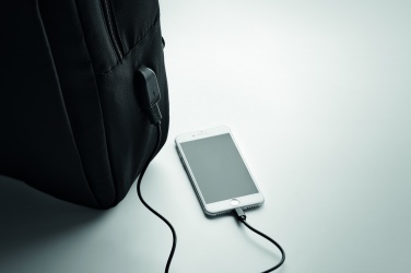 Logotrade promotional product image of: Laptop backpack in 300D RPET