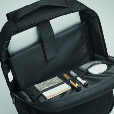 Logo trade advertising products image of: Laptop backpack in 300D RPET