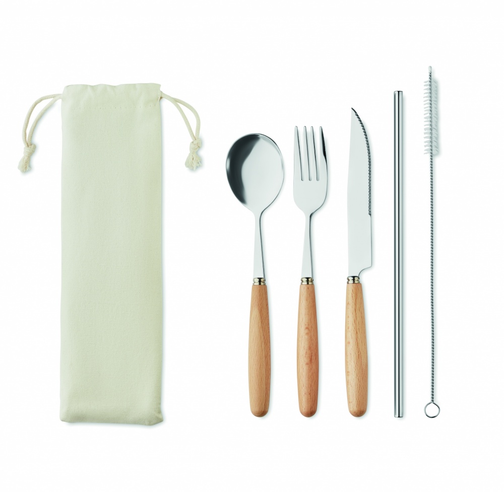 Logotrade promotional gift image of: Cutlery set stainless steel