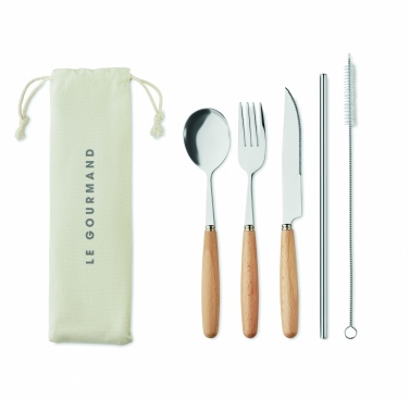 Logotrade promotional gift image of: Cutlery set stainless steel