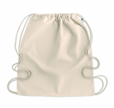 Logo trade promotional products picture of: Organic cotton drawstring bag