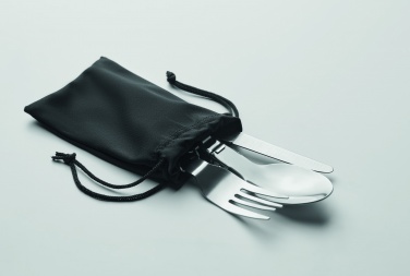 Logo trade promotional gifts picture of: 3-piece camping cutlery set