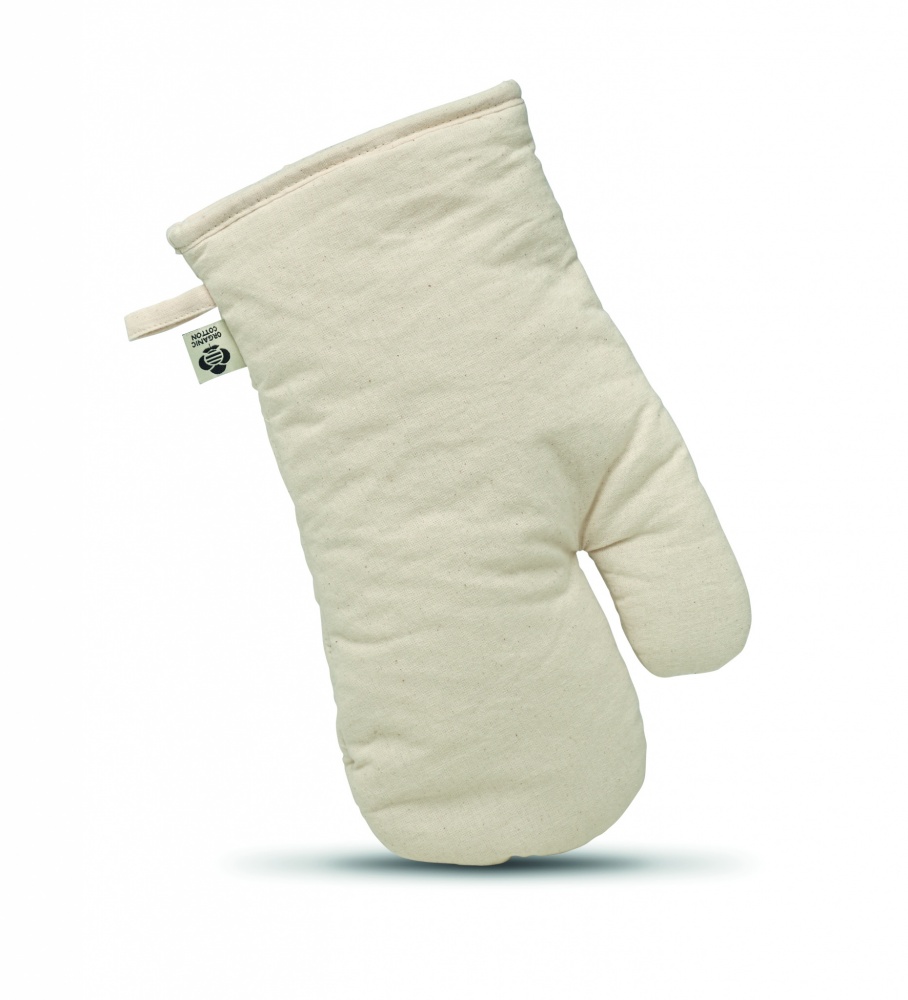 Logo trade promotional giveaways picture of: Organic cotton oven glove