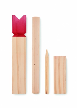 Logotrade promotional gift picture of: Pinewood outdoor throwing game