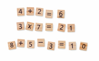 Logotrade business gifts photo of: Wood educational counting game