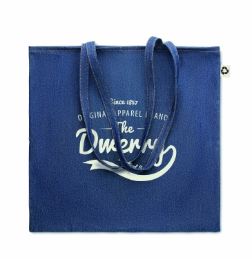 Logo trade promotional giveaways picture of: Recycled denim shopping bag