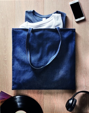 Logo trade corporate gift photo of: Recycled denim shopping bag