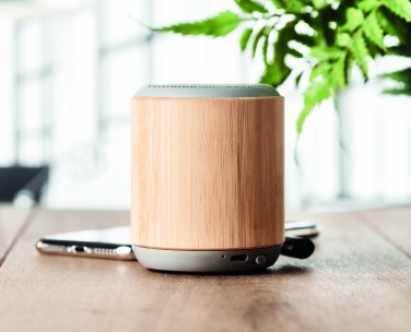 Logotrade promotional merchandise image of: 5.3 wireless bamboo speaker