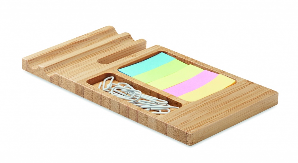 Logotrade promotional product image of: Bamboo desk phone stand