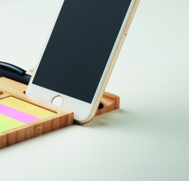 Logotrade promotional merchandise picture of: Bamboo desk phone stand