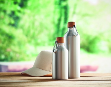 Logo trade promotional products picture of: Aluminium bottle 400 ml