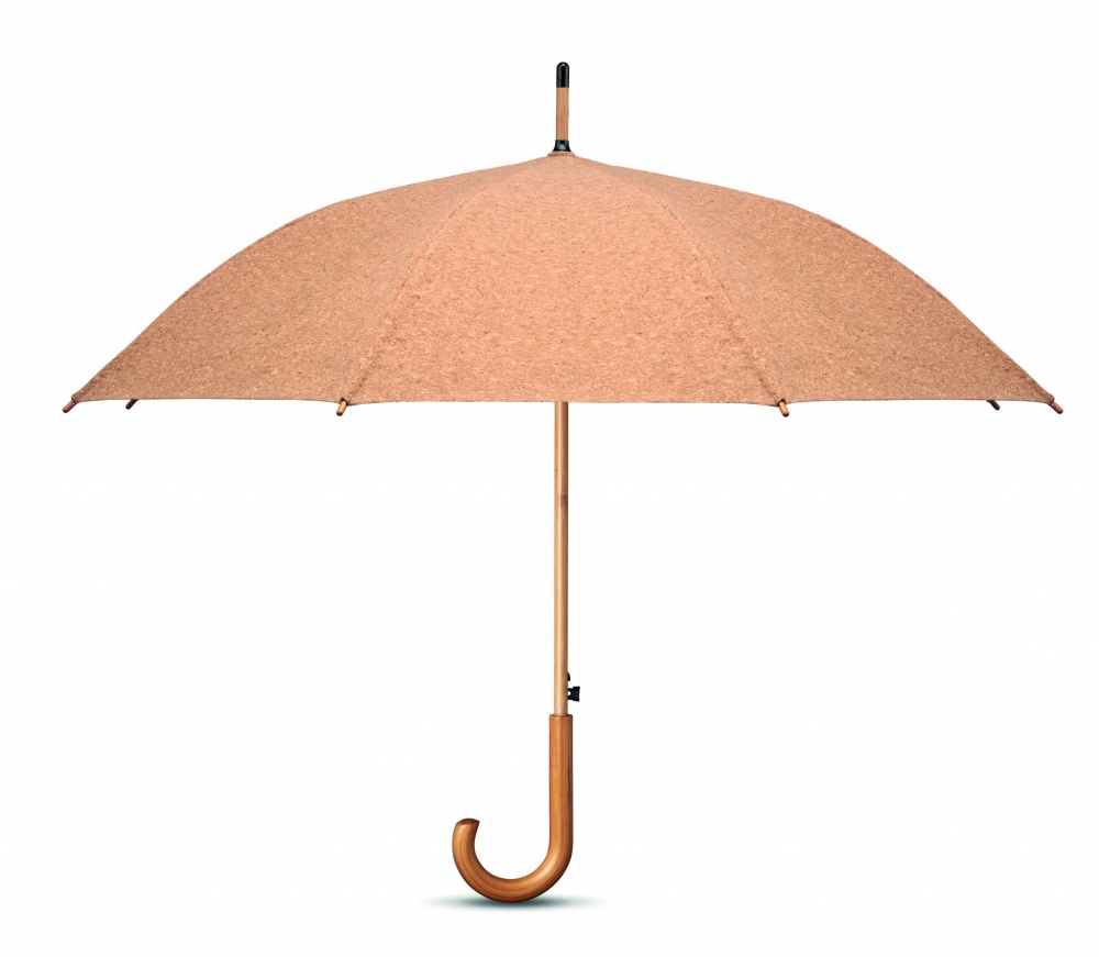 Logo trade business gift photo of: 25 inch cork umbrella