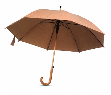 Logo trade business gift photo of: 25 inch cork umbrella