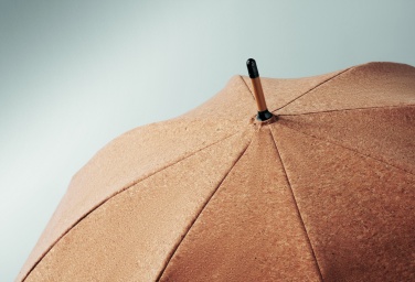 Logo trade promotional gifts image of: 25 inch cork umbrella