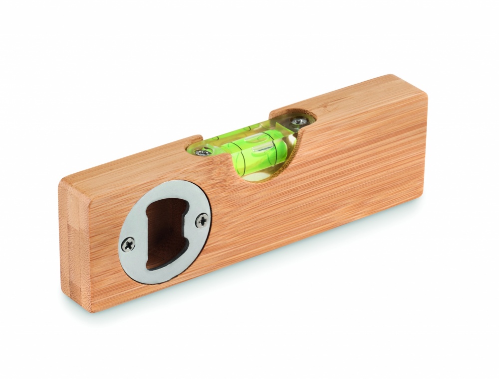 Logotrade promotional giveaway picture of: Spirit level and bottle opener