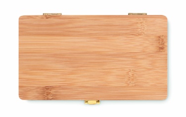 Logotrade corporate gifts photo of: 21 pcs tool set in bamboo case