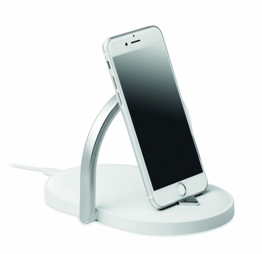 Logo trade promotional giveaway photo of: Light and wireless charger 10W