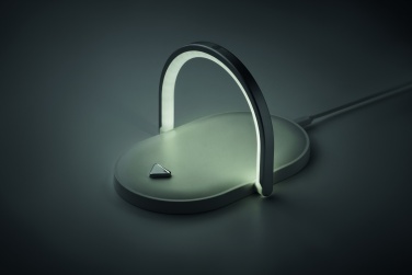 Logo trade business gifts image of: Light and wireless charger 10W