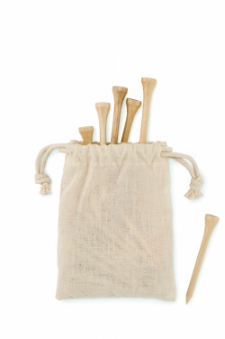 Logotrade promotional giveaway image of: 20 bamboo golf tees set