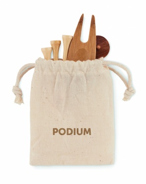 Logo trade advertising product photo of: Golf accessories set in pouch