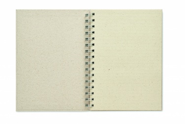 Logotrade advertising products photo of: A5 grass notebook 80 lined