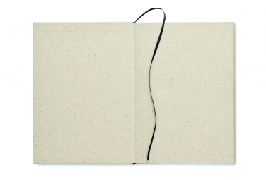 Logo trade promotional gift photo of: A5 grass notebook 80 lined