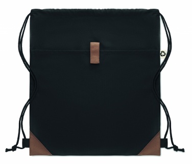 Logo trade corporate gift photo of: Recycled cotton drawstring bag