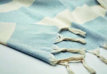 Logo trade promotional giveaways image of: Hamman towel blanket 140 gr/m²