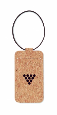 Logo trade promotional giveaway photo of: Cork luggage tag