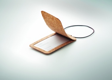 Logo trade promotional items picture of: Cork luggage tag